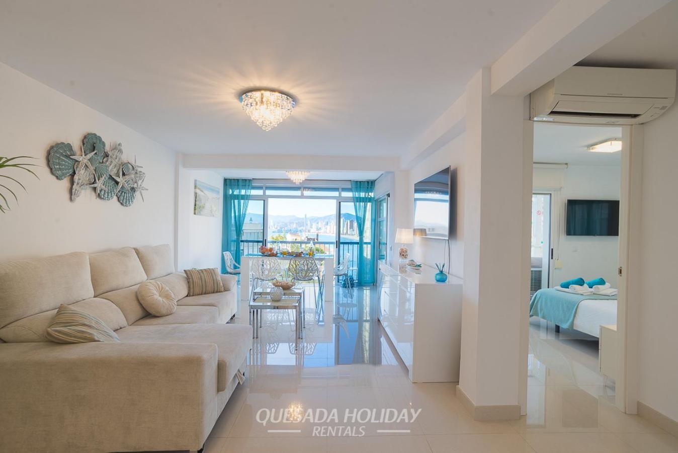 La Perla Benidorm Apartment Seaview & Pool Levante Beach Екстериор снимка