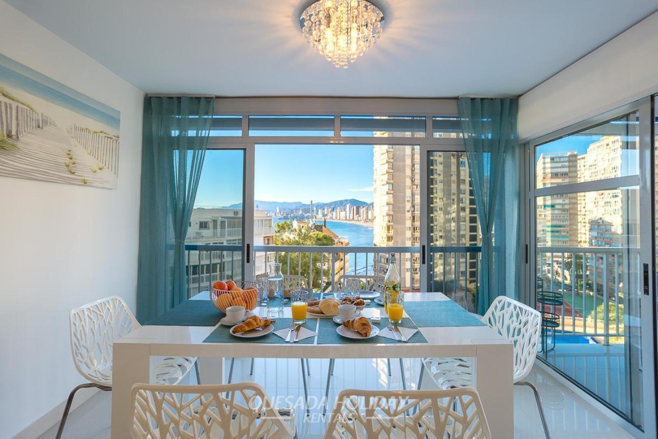 La Perla Benidorm Apartment Seaview & Pool Levante Beach Екстериор снимка