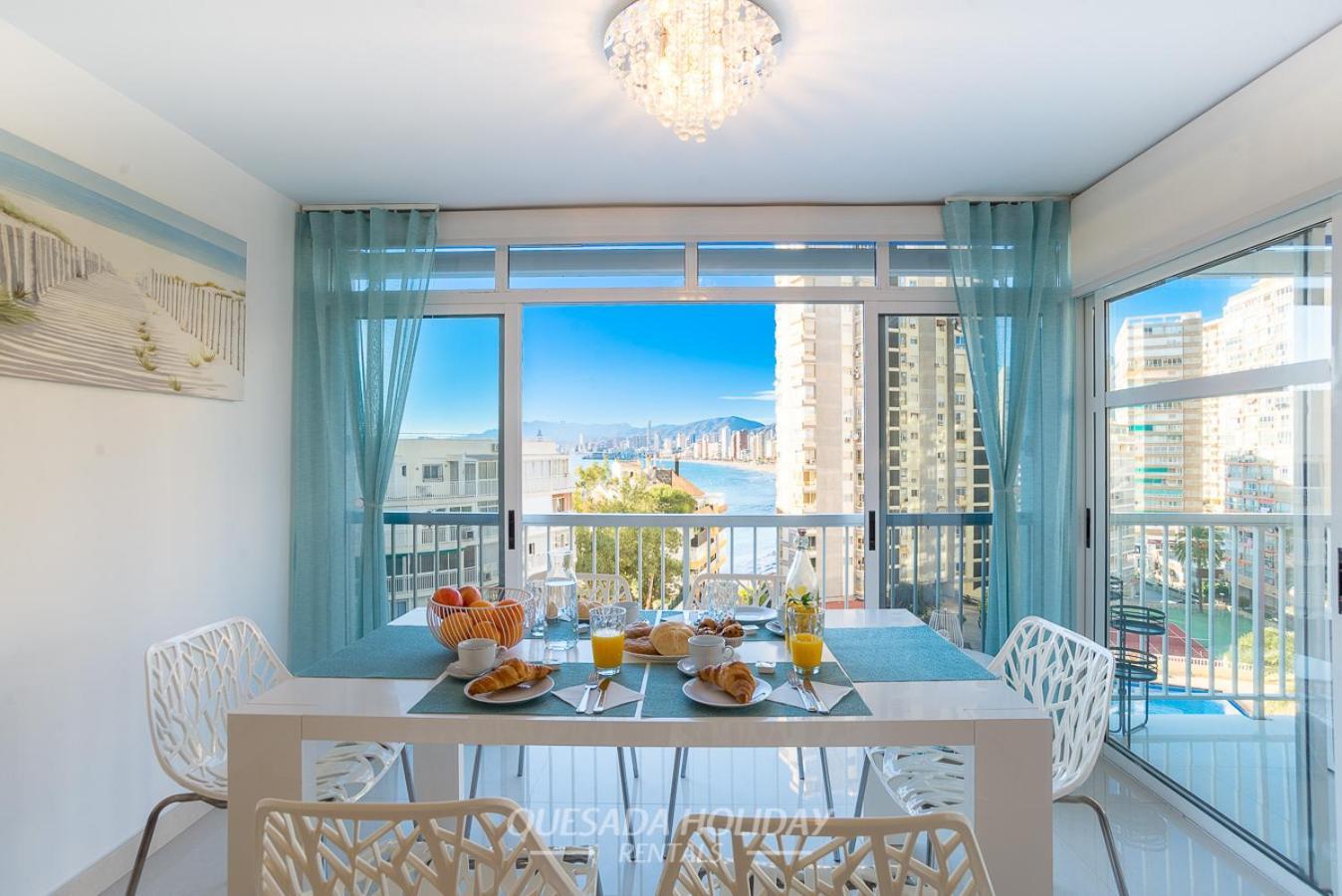 La Perla Benidorm Apartment Seaview & Pool Levante Beach Екстериор снимка